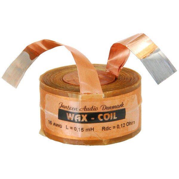 Main product image for Jantzen 8530 0.15mH 16 AWG Copper Foil Wax Coil 255-501